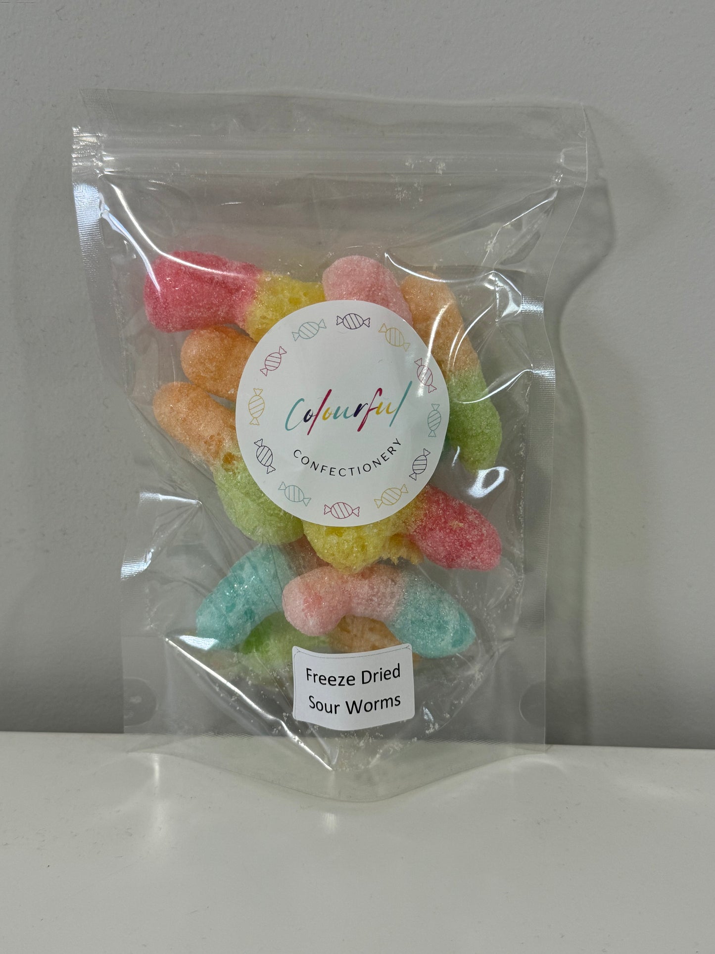 Freeze Dried Sour Worms