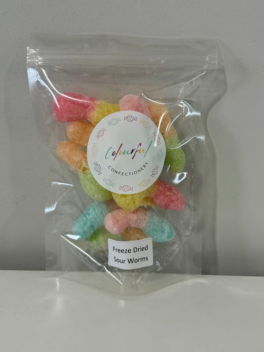 Freeze Dried Sour Worms