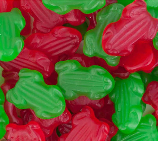 Red and Green Frogs