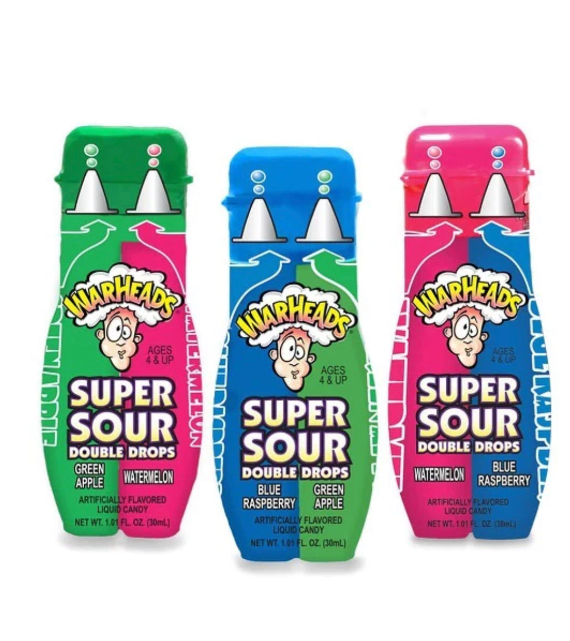 Warheads Super Sour Double Drops